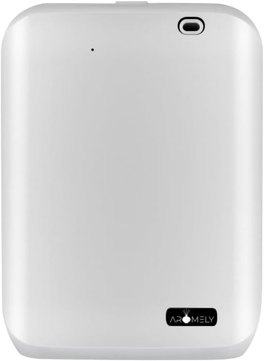 Smart Nebulizing Aromatherapy Scent Diffuser - Waterless Aroma Machine Perfect Air Freshener for Hotel Rooms, Homes or Offices, App Controlled Perfect Aroma Diffuser Up to 1,000 SQFT - White