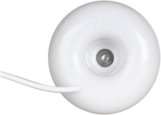 Mini USB Air Humidifier Rechargeable Float Water Donut Shape Humidifier for Home Office White