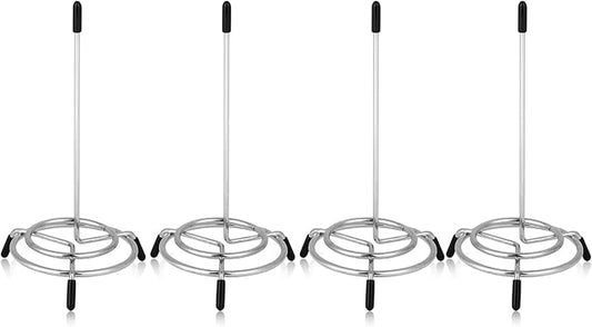 4PCS Check Spindle, Receipt Holder Spike, Stainless Steel Bill Fork, Memo Holder Spike