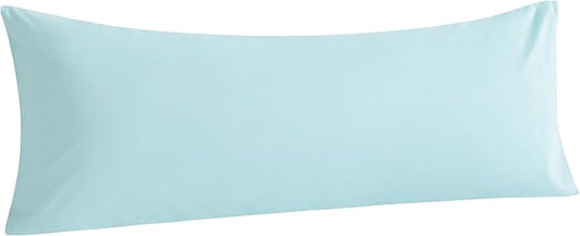 NTBAY Cotton Body Pillowcase - Envelope Closure 20x54 Pillowcase, Breathable and Soft Bed Pillow Case, Aqua