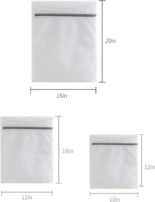 Lingerie Bags for Washing Delicates,Small Fine Mesh Laundry Bags,3Pcs(1 Large,1 Medium,1 Small) Dormly