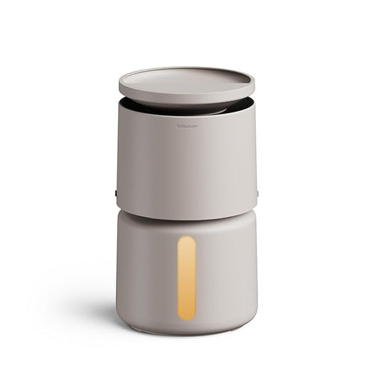 BLUEAIR Room Humidifier - DreamWell - 72Hr Top-Fill Mist-Free InvisibleMist Technology Aroma Stone for Essential Oils and Soothing Mood Lighting - Quiet Operation for Bedroom and Home Use