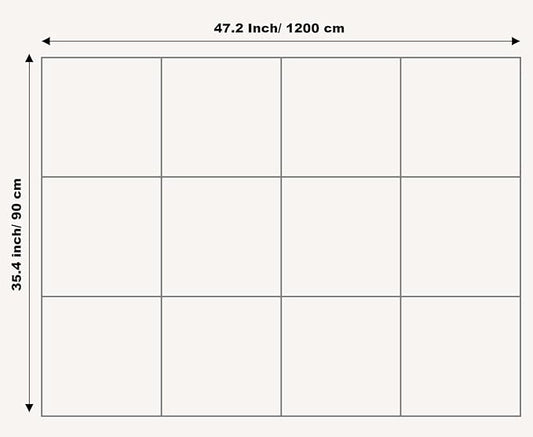 Felt Wall Tiles | Large Cork Board Alternative | Aesthetic Felt Bulletin Board for Office, Home & Classroom | Large Cork Boards for Walls Pinboard (12-Pack) | Desert Palm