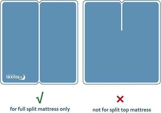 Split California King Mattress Protector Pad for Adjustable Beds, Absorbent Quilted Mattress Pad Topper Cover, Fitted Mattress Protector, Down Alternative Filling Mattress Cover Waterproof