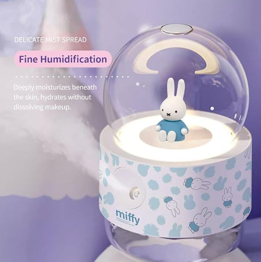 Miffy Crystal Ball Mist Humidifier - Romantic Gift Choice-(White Blue)