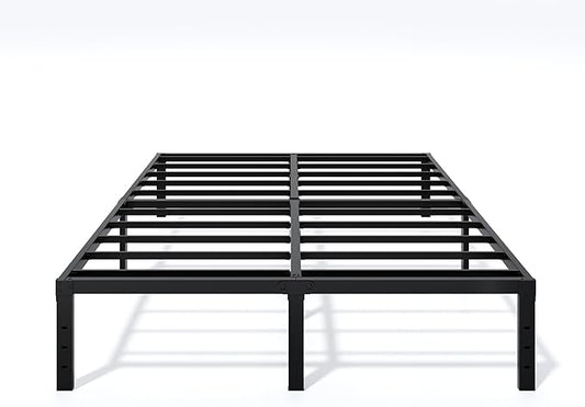 Metal Bed Frame Full Size - 14 Inch Heavy-Duty Full Platform Bed Frame No Box Spring Needed, Easy Assembly, Noise-Free, Sturdy Mattress Foundation, Underbed Storage Space