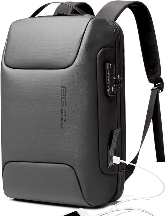 BANGE Anti Theft Backpack,Smart Business Laptop Fits 15.6 Inch Notebook, Work Backpack with USB Charging Port for Men and Women…
