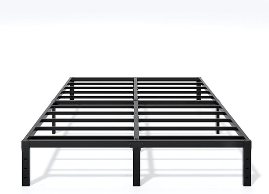 Metal Bed Frame Queen Size - 12 Inch Heavy-Duty Queen Platform Bed Frame No Box Spring Needed, Easy Assembly, Noise-Free, Sturdy Mattress Foundation, Underbed Storage Space