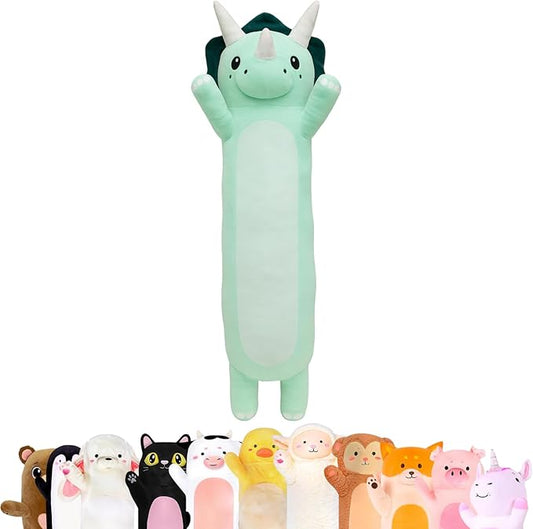 Plush Body Pillow for Kids | Long Stuffed Animal Cuddle Pillow | Soft Hugging Toy | Plushie Gift for Girls & Boys | Long Plush Body Pillow for Sleep & Comfort | Small, 60 CM