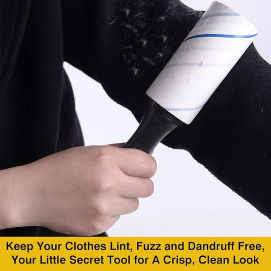 Extra Sticky Lint Rollers for Pet Hair Small Pet Hair Rollers Dog Cat Fuzz Clean Removal Rolls Easy Tear Sticky Lint Roller Removers for Clothes Couch Furniture, 450 Sheets Total, 5 Packs