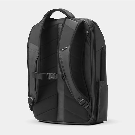NOMATIC 20L Travel Pack - Water Resistant Laptop Bag - TSA-Ready Expandable Backpack (Black)