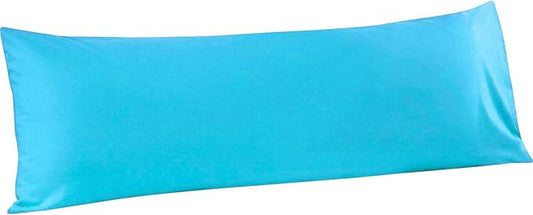 FLXXIE Body Pillow Cover - Super Soft Microfiber 20x54 Body Pillow Case - Envelope Closure, Wrinkle, Stain Resistant Blue Body Pillow Cover, 20x54, Blue