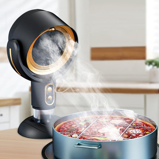 Portable Ductless Range Hood 2-Speed Desktop Exhaust Fan