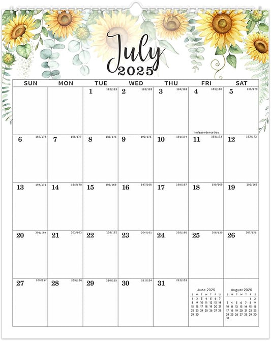 2026 Wall Calendar, 18 Months Calendar, Jan. 2026 - June 2027, 11.8' x 14.6'', Desk Calendar 2026 with Large Blocks, Twin-Wire Binding, Ideal 2026 Calendar for Home, Office, Classroom, or Business Planning