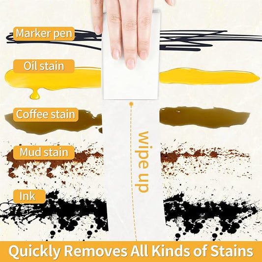 100 Pack Magic Cleaning Sponges Eraser, Multi-Functional Melamine Sponge Foam Cleaning Pads for Household Kitchen Bathroom Furniture Bathtub Sink Cleaning Kitchen Dish Sponge, 10x6x2cm