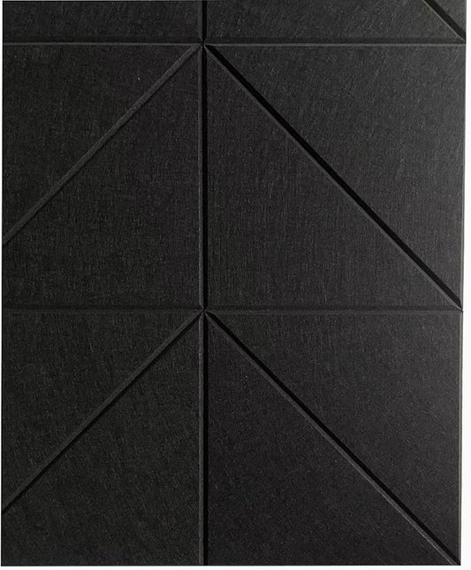 12-Pack Black Felt Wall Tiles(11.8“x11.8”Each), 47"x35" Aesthetic Bulletin Pin Board, Large Cork Board Alternative for Office, Classroom & Wall Decor