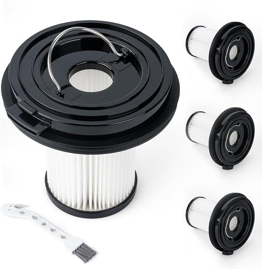 Leemone Filter Replacements for Bissell CleanView XR 200W / CleanView XR Pet 300W / Powerlifter Turbo Cordless Stick Vacuum Cleaner 3789, 3789U, 3789X, 3797, 3797V, 3797W, Part 1638010, 4 Pack