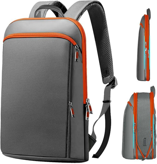 ZINMARK Slim Expandable 15 15.6 16 Inch Laptop Backpack Anti Theft Travel Business Durable Computer Bag, Multipurpose Large Capacity Daypack for Men And Women,G01OG01