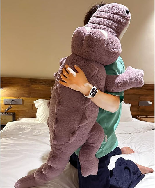 Hofun4U Alligator Plush Pillow, 46 inch Alligator Stuffed Animal, Home Decor Christmas Valentine’s Birthday Gift for Boys Girls Adults Kids (Purple)
