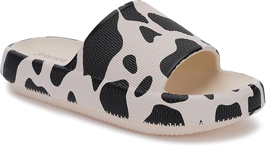Joomra Pillow Slippers for Women and Men Non Slip Quick Drying Shower Slides Bathroom Sandals | Ultra Cushion | Thick Sole