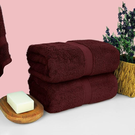 Chakir Turkish Linens, 100% Cotton Premium Quality Turkish Bath Sheets (35''x70'' Large Bath Sheet Towels - Cranberry)