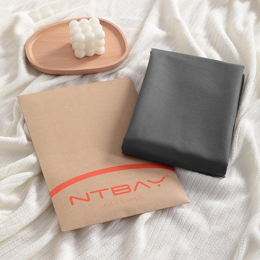 NTBAY Cotton Body Pillowcase - Envelope Closure 20x54 Pillowcase, Breathable and Soft Bed Pillow Case, Dark Grey