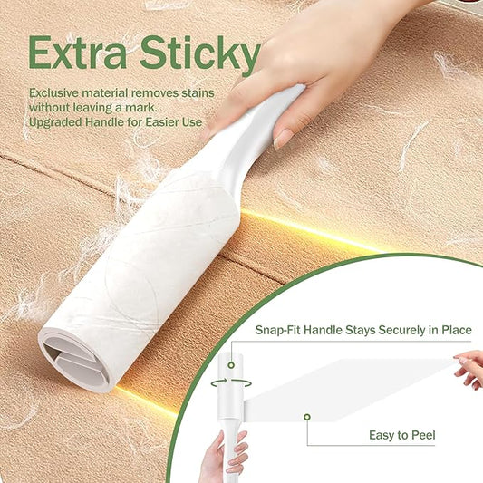 Extra Sticky Lint Roller for Pet Hair Suit (Travel Suit-100Sheets)