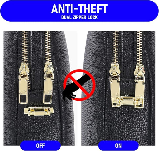 INICAT Travel Small Crossbody Sling Bags Women Cross Body Purses Passport Holder Vegan Leather Fanny Packs Birthday Gifts