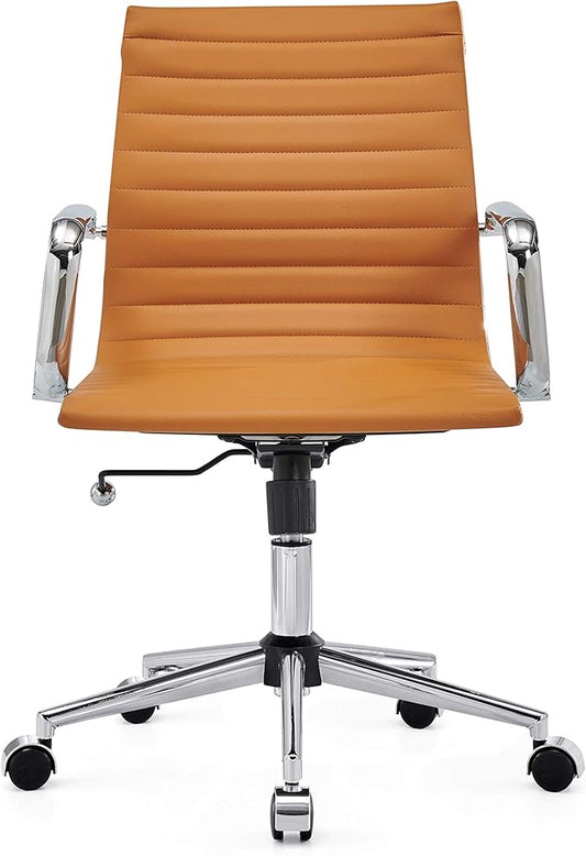 Chair, Desk Computer Chair ,with Armrests ,Ergonomic Office Chair for Home and Office, 17.32 x 22.83 x 35.43 inches, Multiple Colors (Terracotta)