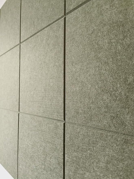 Green Bulletin Board | Cork Boards for Walls | Felt Cork Board for Office, Home & Classroom | Green Office Classroom Supplies | Felt Wall Tiles (12-Pack) | Olive