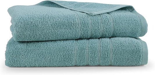 Martex 2-Pack Ultimate Performance Bath Sheet Set – 100% Cotton – 33” x 65” – Extra Large Bath Towels – Versatile – Low-Linting – Supersoft Bathroom Set – Super Absorbent – Easy Care – Mineral