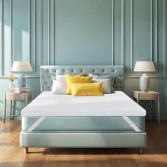 SyMax King Mattress Topper, High Density Memory Foam Bed Topper with Breathable Removable Cover, CertiPUR-US Certified, 3 Inch