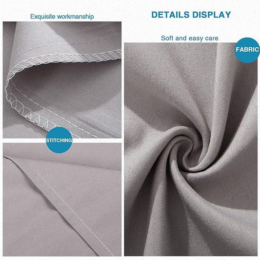 FLXXIE 2 Pack Microfiber Queen Pillow Cases, 1800 Super Soft Pillowcases with Envelope Closure, Wrinkle, Fade and Stain Resistant Pillow Covers, 20x30, Smoky Grey