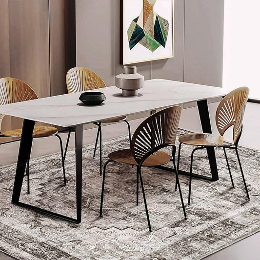 3'x5' Deep Khaki Vintage Washable Thin Area Rug Traditional Floor Cover Foldable Indoor Distressed Non Slip Carpet for Bedroom Living Room Bathroom