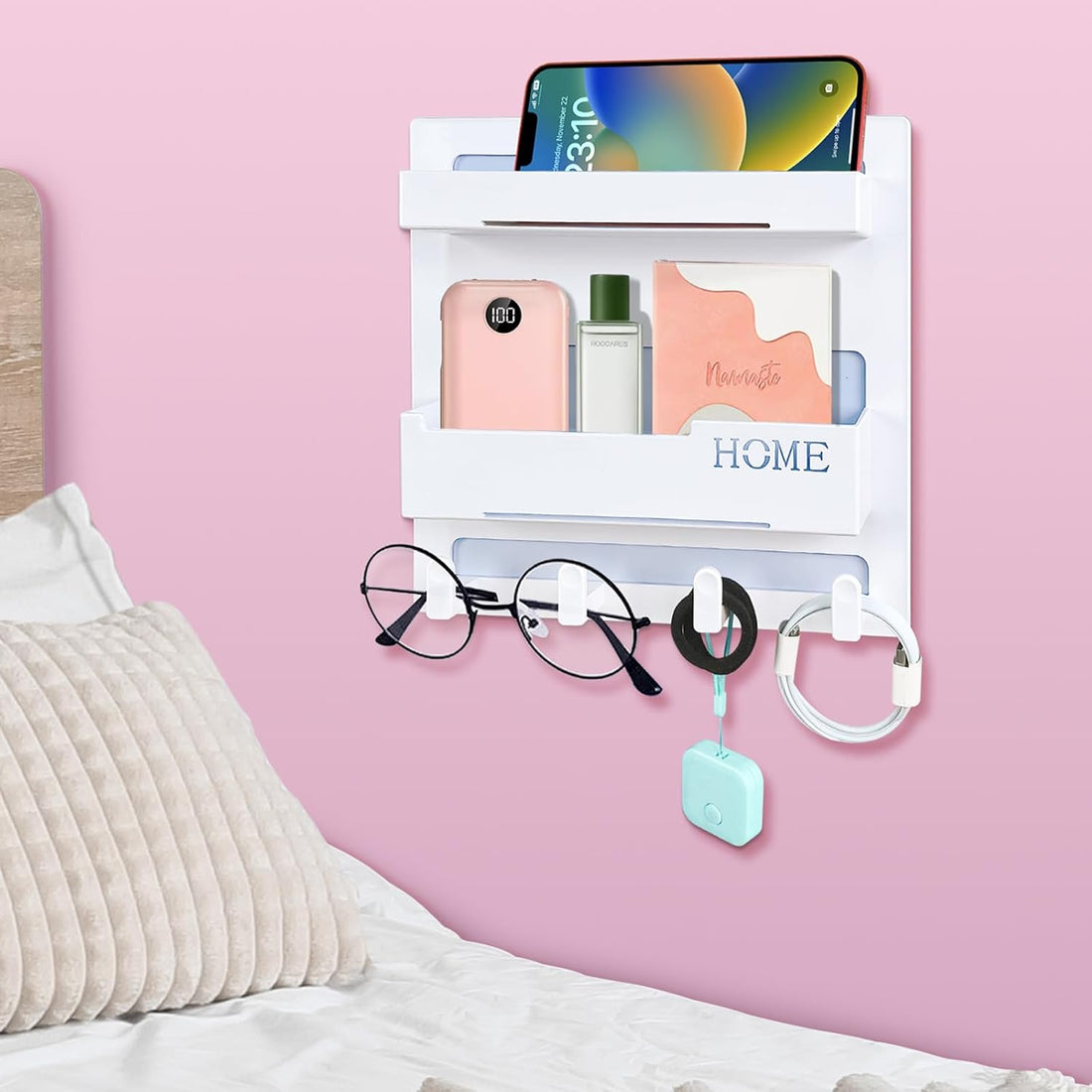 No Nightstand? Try This Instead 💡 | Small Dorm Room Bedside Storage Hack That Actually Works - Dormly