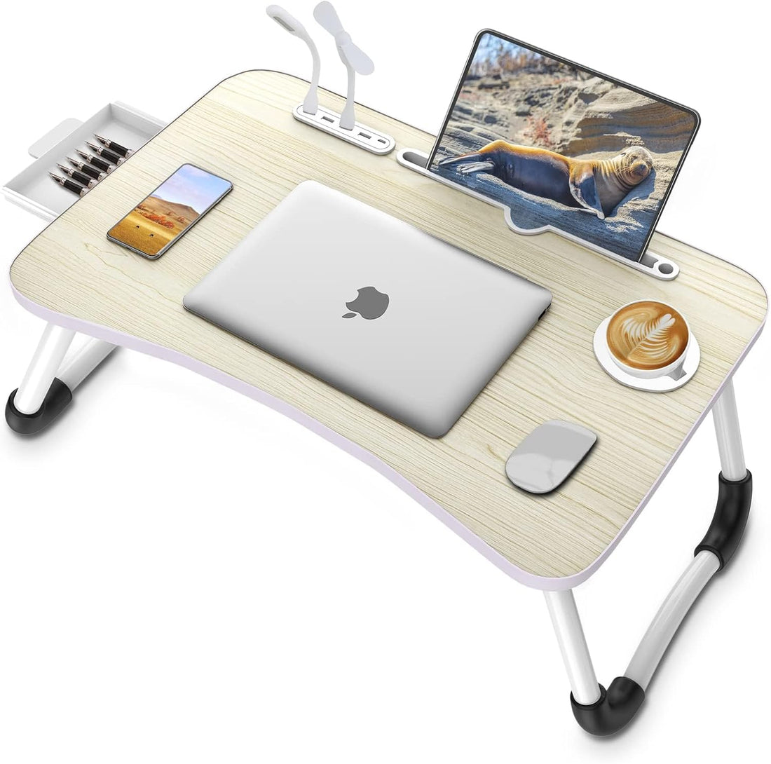 Studying in Bed Isn’t the Problem — Your Setup Is: Why a Foldable Laptop Lap Desk Makes Dorm Life Easier - Dormly