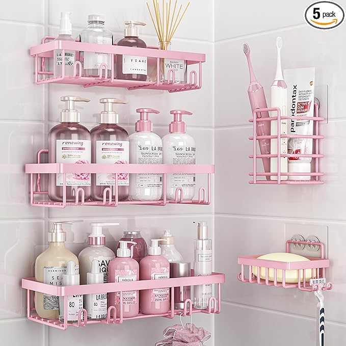 How to Keep a Dorm Shower Organized Without Drilling Holes - Dormly