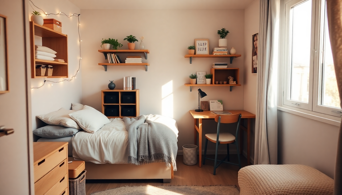 Creating a Cozy and Organized Dorm Room on a Student Budget - Dormly