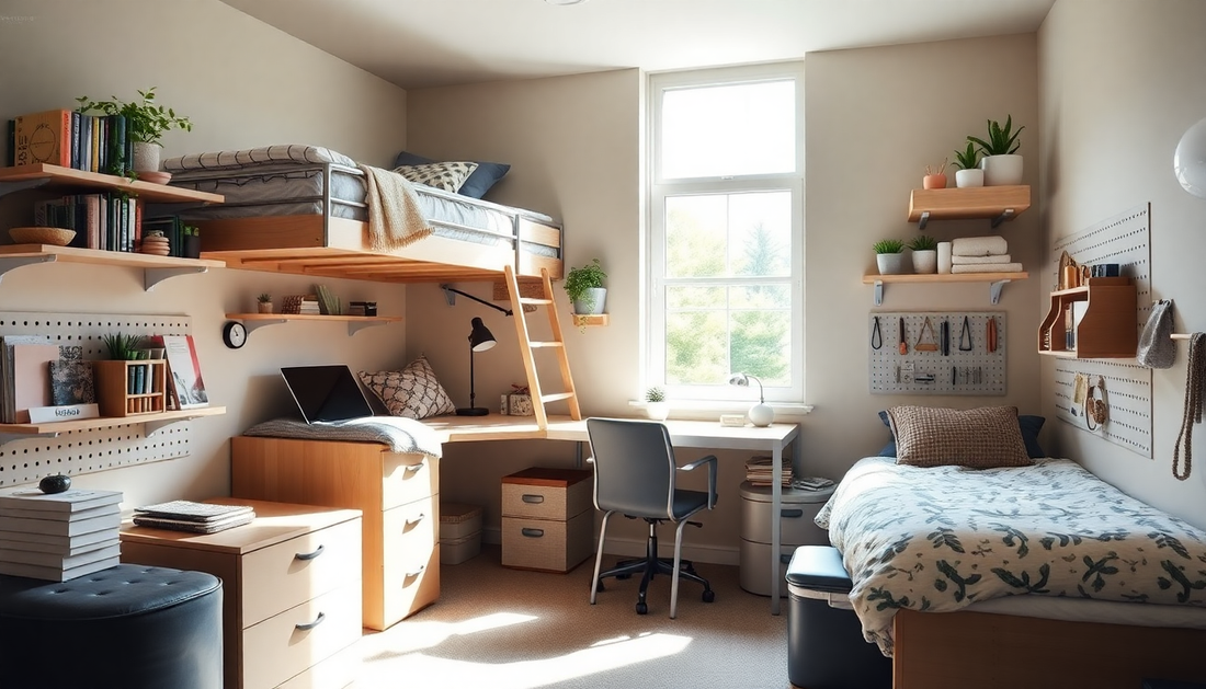 How to Maximize Small Dorm Room Spaces with Smart Organization Solutions - Dormly