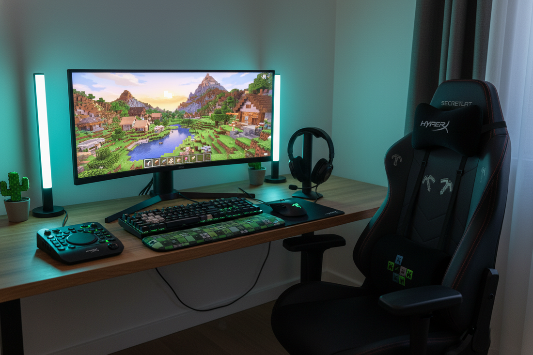 Ultimate minecraft gaming accessories guide for upgrading your gaming setup with themed gear and decor