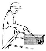 Deep Fryer Basket Cleaning Brush – High-Temp Commercial Kitchen Tool - Heavy Duty Brass Bristles - Heat Resistant to 750F for Food Debris - Deep Fryer Cleaner - Made in USA by FryOilSaver Co. B51C