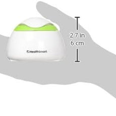 HealthSmart Travel Mate Personal Ultrasonic Small Personal Cool Air Mist USB Compact Travel Humidifier, Relief for Dry Skin, Compact and Personal, Quiet, Filter Free, FSA Eligible Humidifier, White