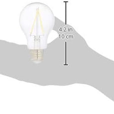 Amazon Basics A19 LED Light Bulbs 40 Watt Equivalent, Daylight White(5000K), Energy Efficient 3.5W, Non-Dimmable, 10,000 Hour Lifetime, 6 Count (Pack of 1)