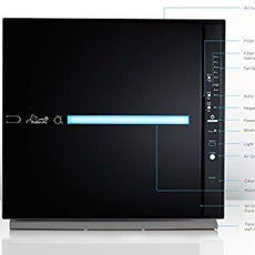 Rabbit Air, MinusA2 Air Purifiers for Home, Ultra Quiet HEPA Air Purifier - Wall Mountable Air Purifiers for Home Large Room, Allergies, Dust, Mold, Smoke & VOCs, (SPA-780N, Black, Odor Remover, WIFI)