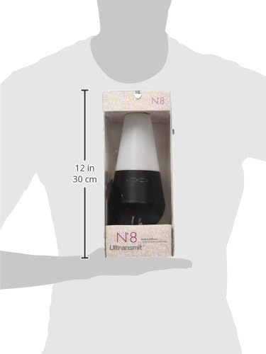 No8 Aromatherapy Diffuser - Ultrasonic Mini Humidifier & Aroma Diffuser (Black)