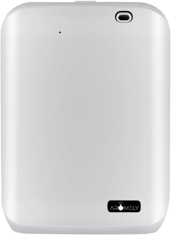 Smart Nebulizing Aromatherapy Scent Diffuser - Waterless Aroma Machine Perfect Air Freshener for Hotel Rooms, Homes or Offices, App Controlled Perfect Aroma Diffuser Up to 1,000 SQFT - White