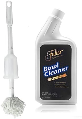 Fuller Brush Toilet Bowl Swab with Extra Strength Bowl Cleaner – Scratch-Free Toilet Bowl Cleaning, Long Handle, Deep Cleaning Under Rim