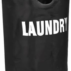 160L XX-Large Laundry Basket, Freestanding Tall Clothes Hamper, Collapsible Laundry Bag, Black