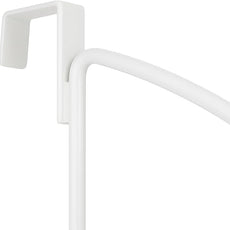 HOLDN’ STORAGE Over The Door Hanger - Door Rack Hangers for Clothes - Space Saving Designed for Bedroom & Bathroom - Ideal for Clothes & Towels - Drying Rack, White