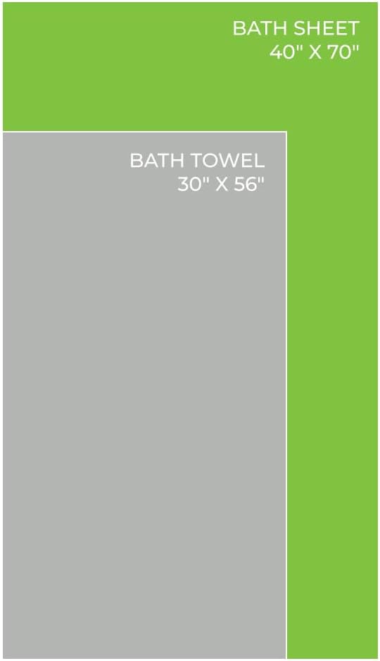 Cariloha Bath Towel | Ocean Mist |28"x54" | Turkish Cotton & Viscose Material Blend | Extra Smooth, Odor Resistant and Highly Absorbent